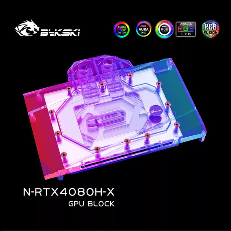 Rtx 4080 Water Cooling Block - Водяной блок графического процессора Bykski для