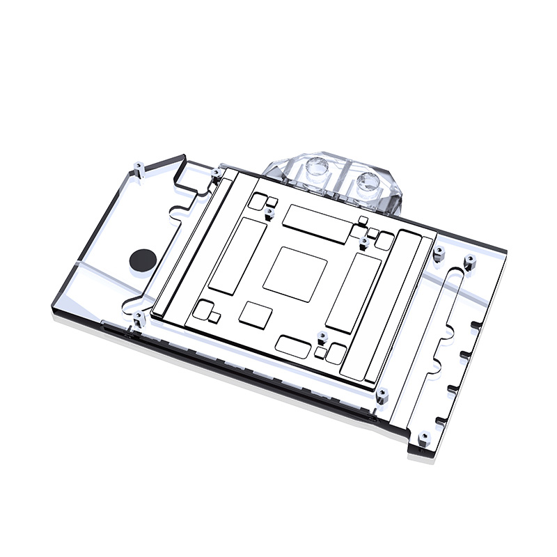 Rtx 4090 Water Block Full Cover - Водяной блок Bykski для видеокарты GIGABYTE