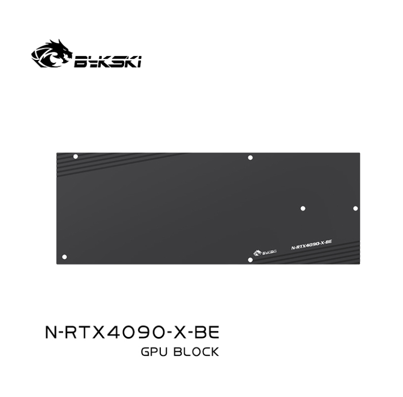 Rtx 4090 Water Block Full Cover - Водяной блок графического процессора Bykski для