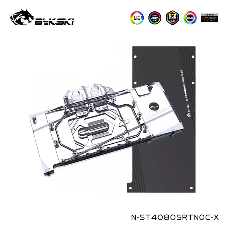 Водяной блок Bykski для ZOTAC  – обзор и цена Rtx 4080 Water Cooling Block