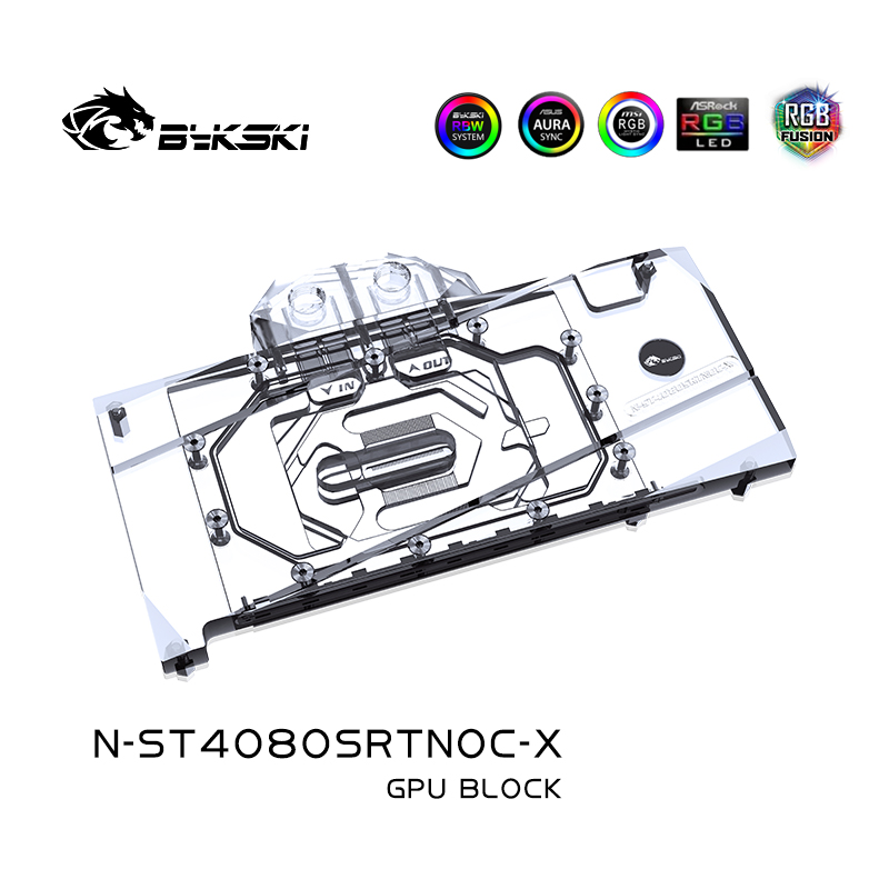 Блок водяного охлаждения Byksk – обзор и цена Rtx 4080 Water Cooling Block