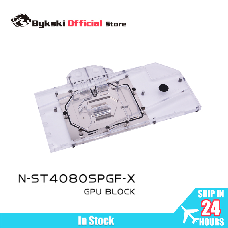 Водоблок Bykski N-ST4080SPGF-X – обзор и цена Rtx 4080 Water Cooling Block