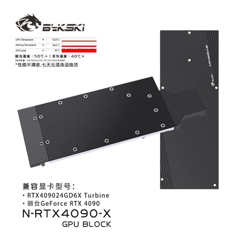 Водоблок для графического проц – обзор и цена Rtx 4090 Water Block Full Cover